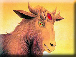He-goat's main horn broken, Al the Great dead