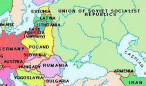 Map of Former Communist Europe