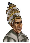 An Artist's depiction of the pope