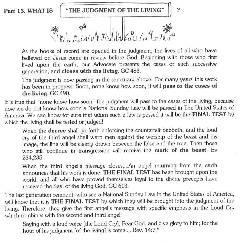 Judgment of the Living