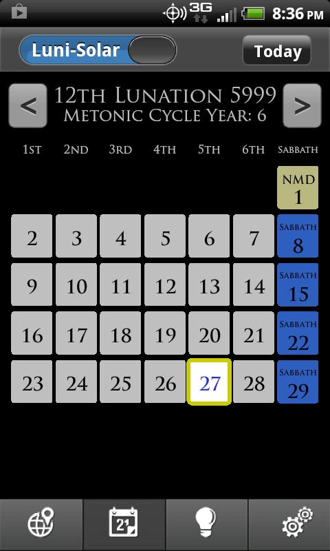 WLC Lunisolar Calendar