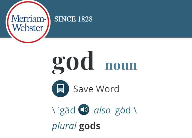 Pronouncing God