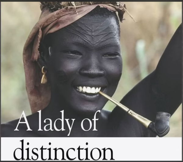 African Woman with Asian eyes