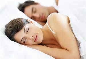 Sleeping man and woman